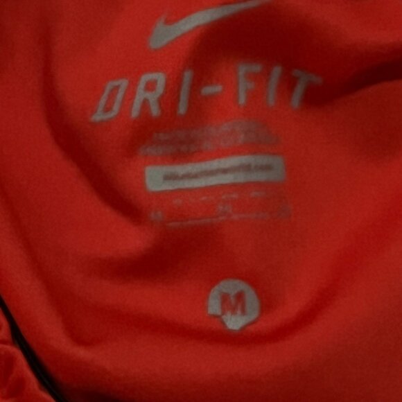 Nike Dri-Fit Orange Red Shorts Mens M Basketball Training Athletic Gym - Picture 8 of 11